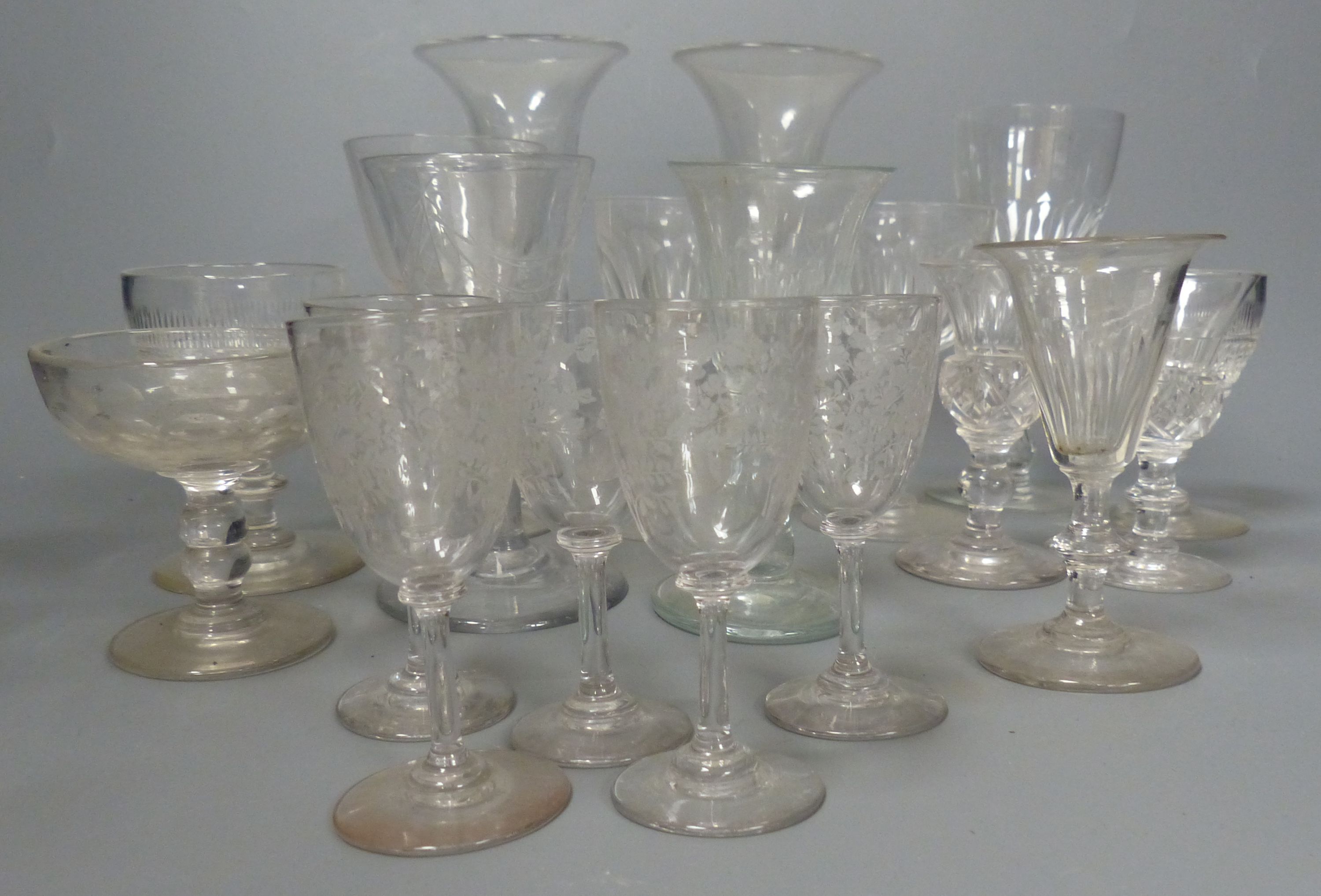 A quantity of mixed glass